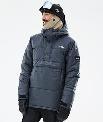 Dope Puffer Kurtka Narciarska Mężczyźni Metal Blue