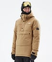 Dope Puffer Kurtka Snowboardowa Mężczyźni Gold