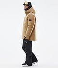 Dope Puffer Snowboard Jacket Men Gold Renewed, Image 4 of 9