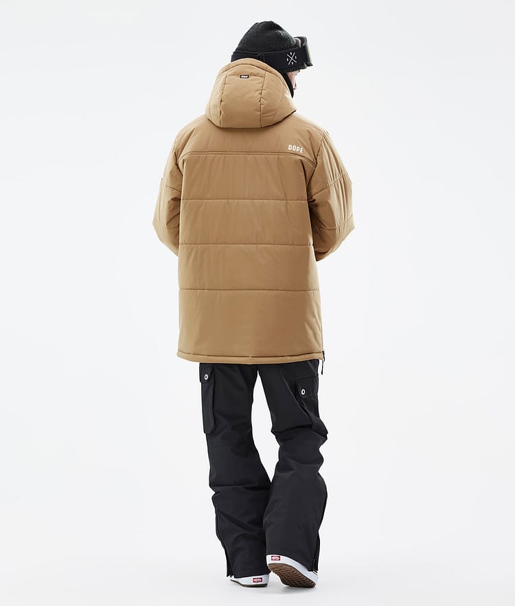 Dope Puffer Snowboard Jacket Men Gold Renewed, Image 5 of 9