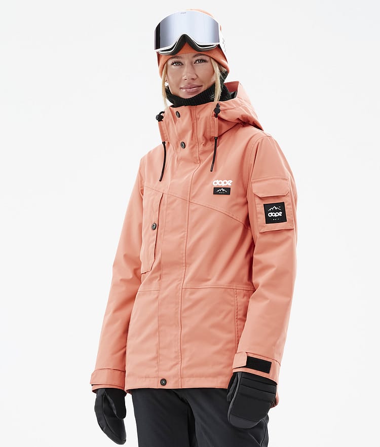 Dope Adept W Veste de Ski Femme Peach, Image 1 sur 10