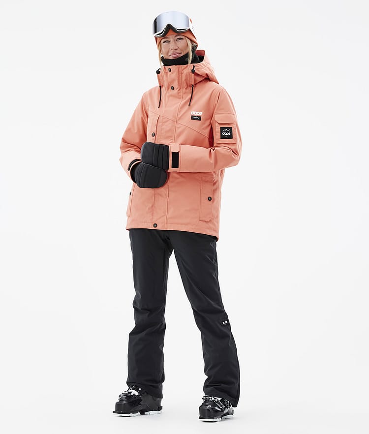 Dope Adept W Veste de Ski Femme Peach