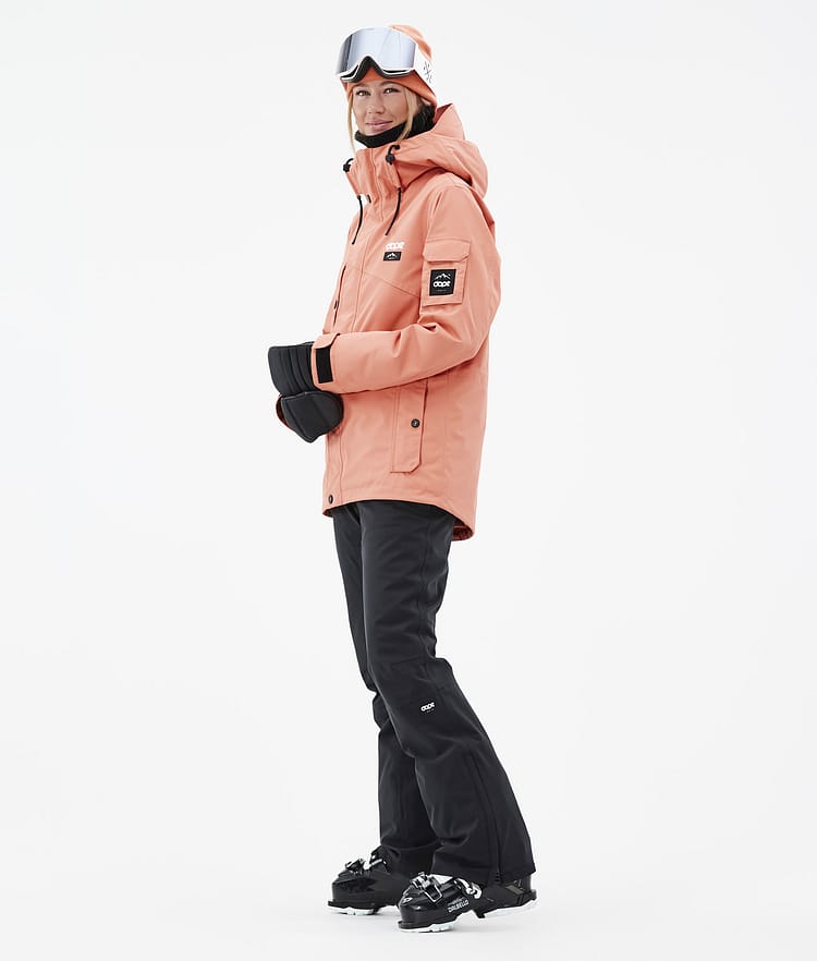 Dope Adept W Veste de Ski Femme Peach, Image 4 sur 10