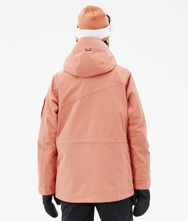 Dope Adept W Veste de Ski Femme Peach, Image 7 sur 10