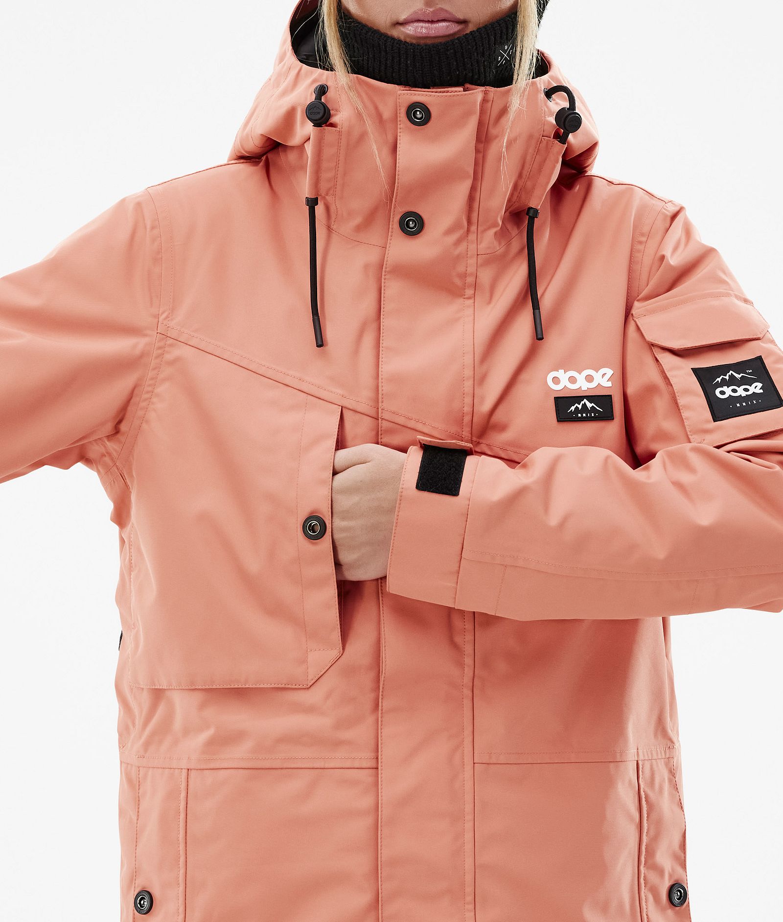 Dope Adept W Snowboard Jacket Women Peach Renewed, Image 9 of 10