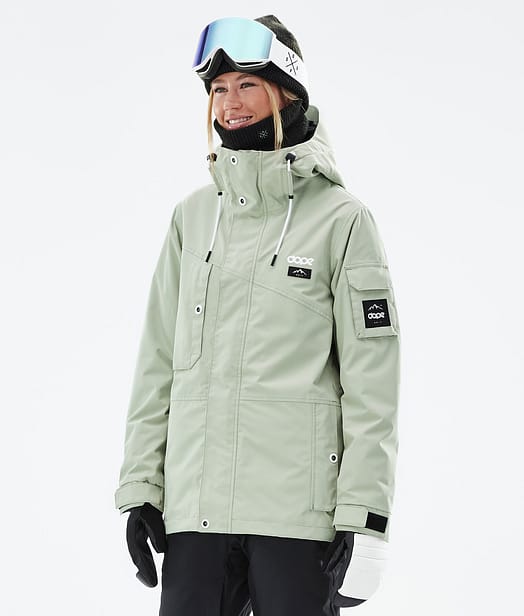 Dope Adept W Veste Snowboard Femme Soft Green