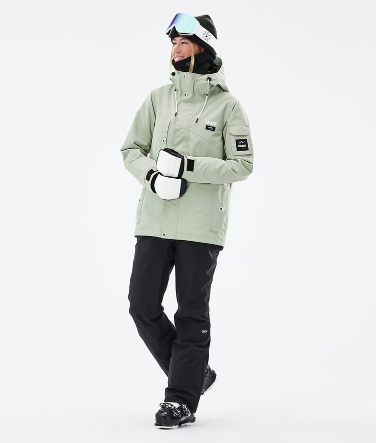 Dope Adept W Veste de Ski Femme Soft Green