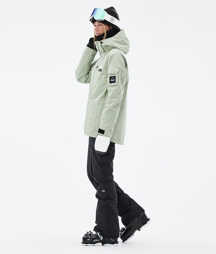 Dope Adept W Veste de Ski Femme Soft Green