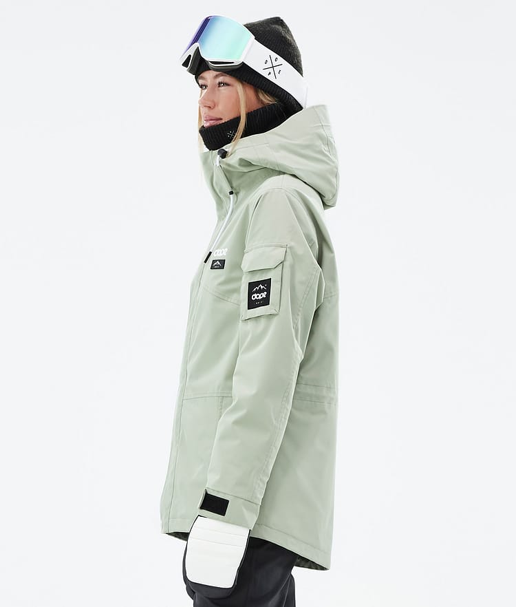 Dope Adept W Veste Snowboard Femme Soft Green Renewed