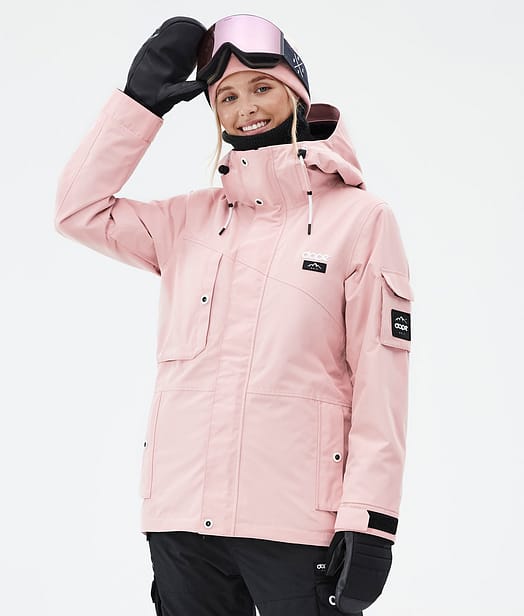 Dope Adept W Veste de Ski Femme Soft Pink