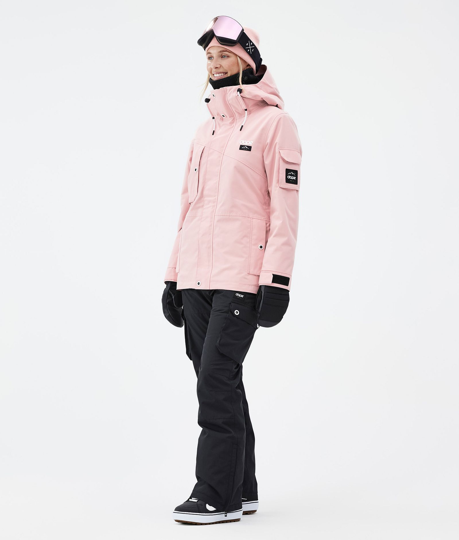 Dope Adept W Snowboardjakke Dame Soft Pink