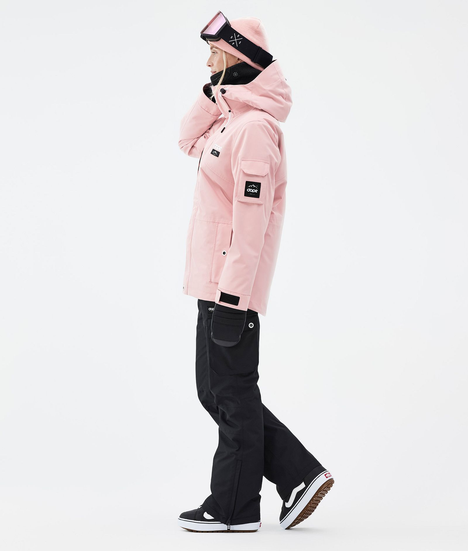 Dope Adept W Snowboard Jacket Women Soft Pink Renewed