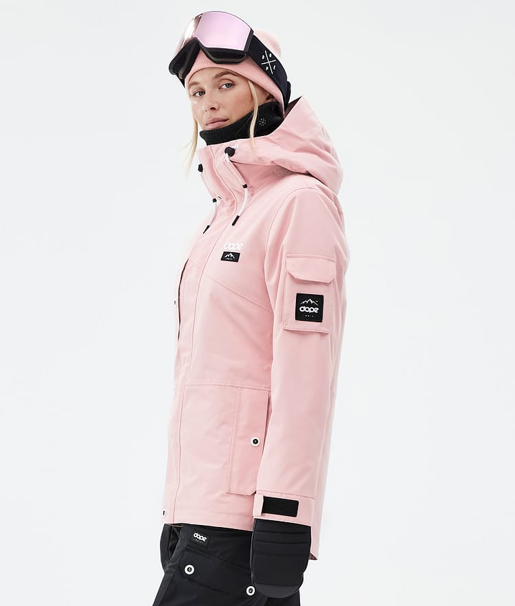 Dope Adept W Veste de Ski Femme Soft Pink, Image 6 sur 9