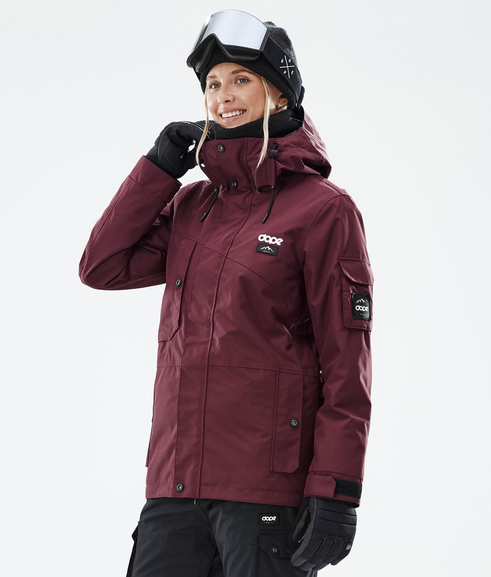 Dope Adept W Snowboardjacke Damen Don Burgundy Renewed, Bild 1 von 8