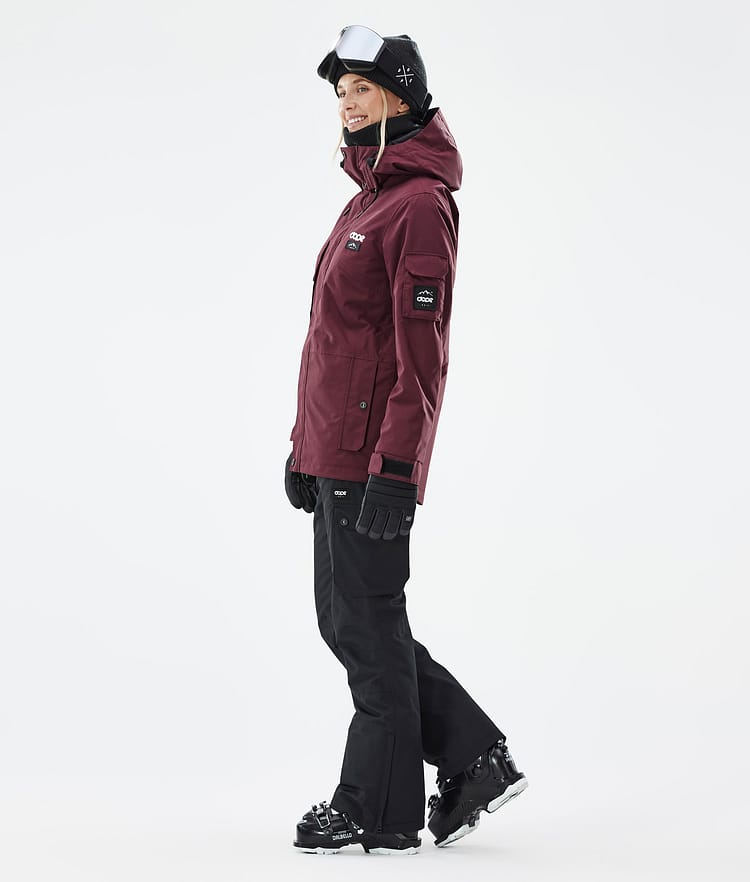 Dope Adept W Skijacke Damen Don Burgundy, Bild 4 von 8