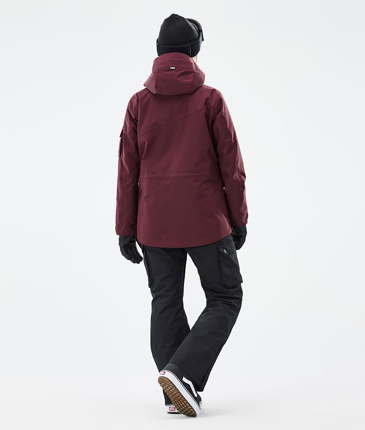 Dope Adept W Snowboard jas Dames Don Burgundy, Afbeelding 4 van 8