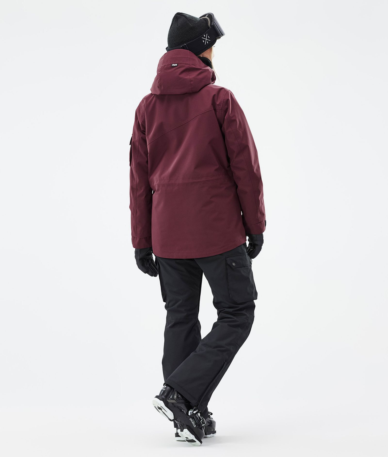 Dope Adept W Ski Jacket Women Don Burgundy, Image 4 of 8