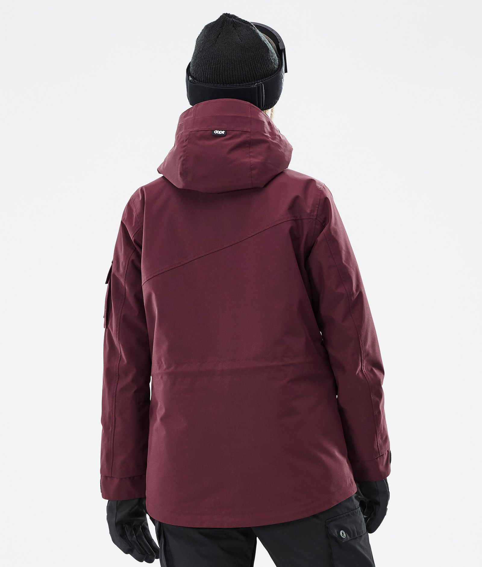 Dope Adept W Ski Jacket Women Don Burgundy, Image 6 of 8