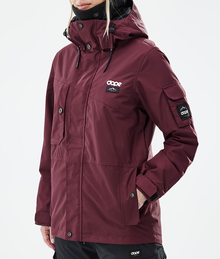 Dope Adept W Snowboard Jacket Women Don Burgundy