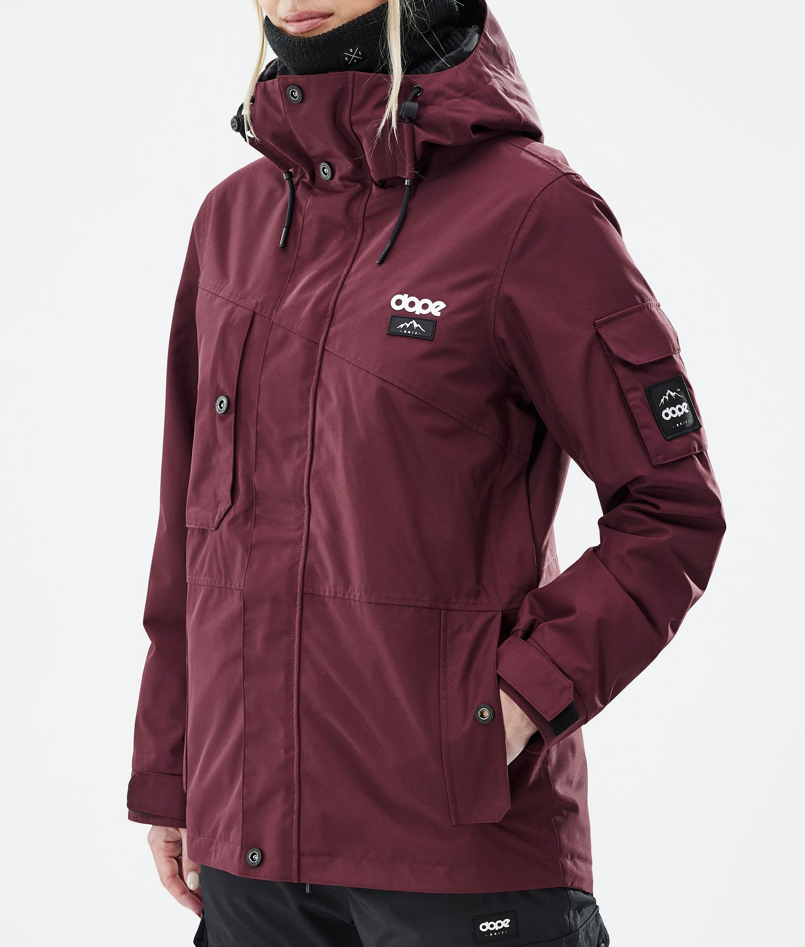 Dope Adept W Chaqueta Esquí Mujer Don Burgundy, Imagen 7 de 8