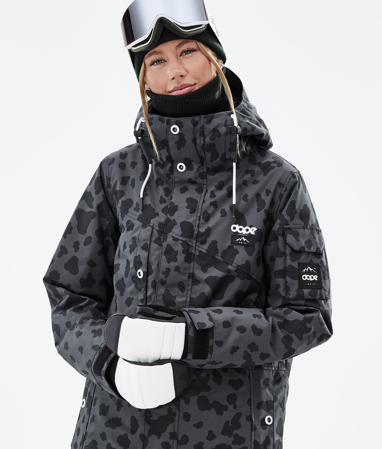 Dope Adept W Snowboard Jacket Women Dots Phantom Renewed, Image 2 of 10