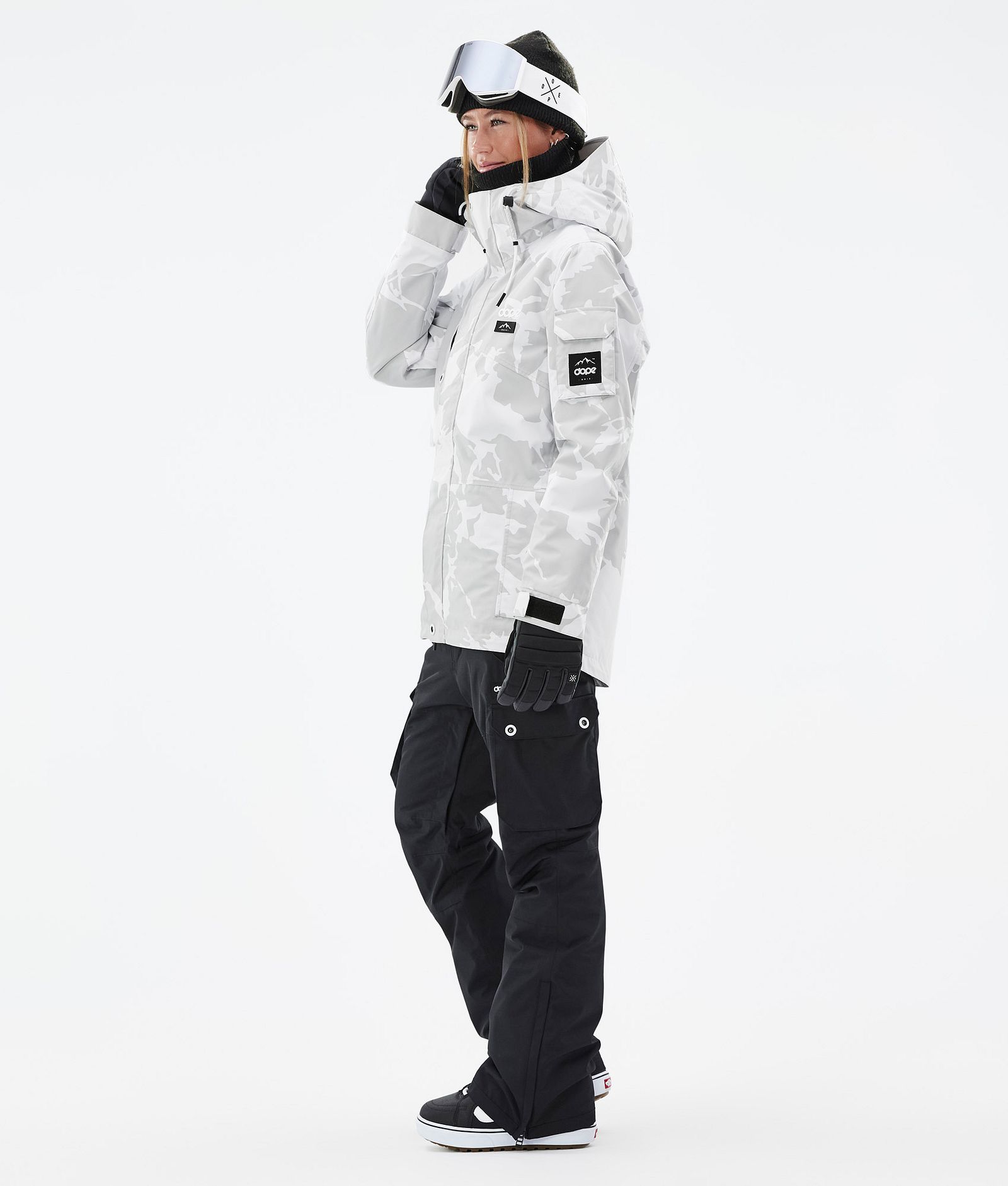 Dope Adept W Giacca Snowboard Donna Grey Camo, Immagine 3 di 9