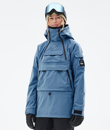 Dope Akin W Kurtka Snowboardowa Kobiety Blue Steel