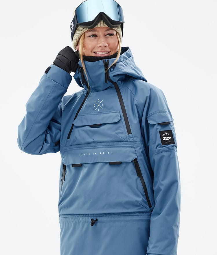 Dope Akin W Veste Snowboard Femme Blue Steel