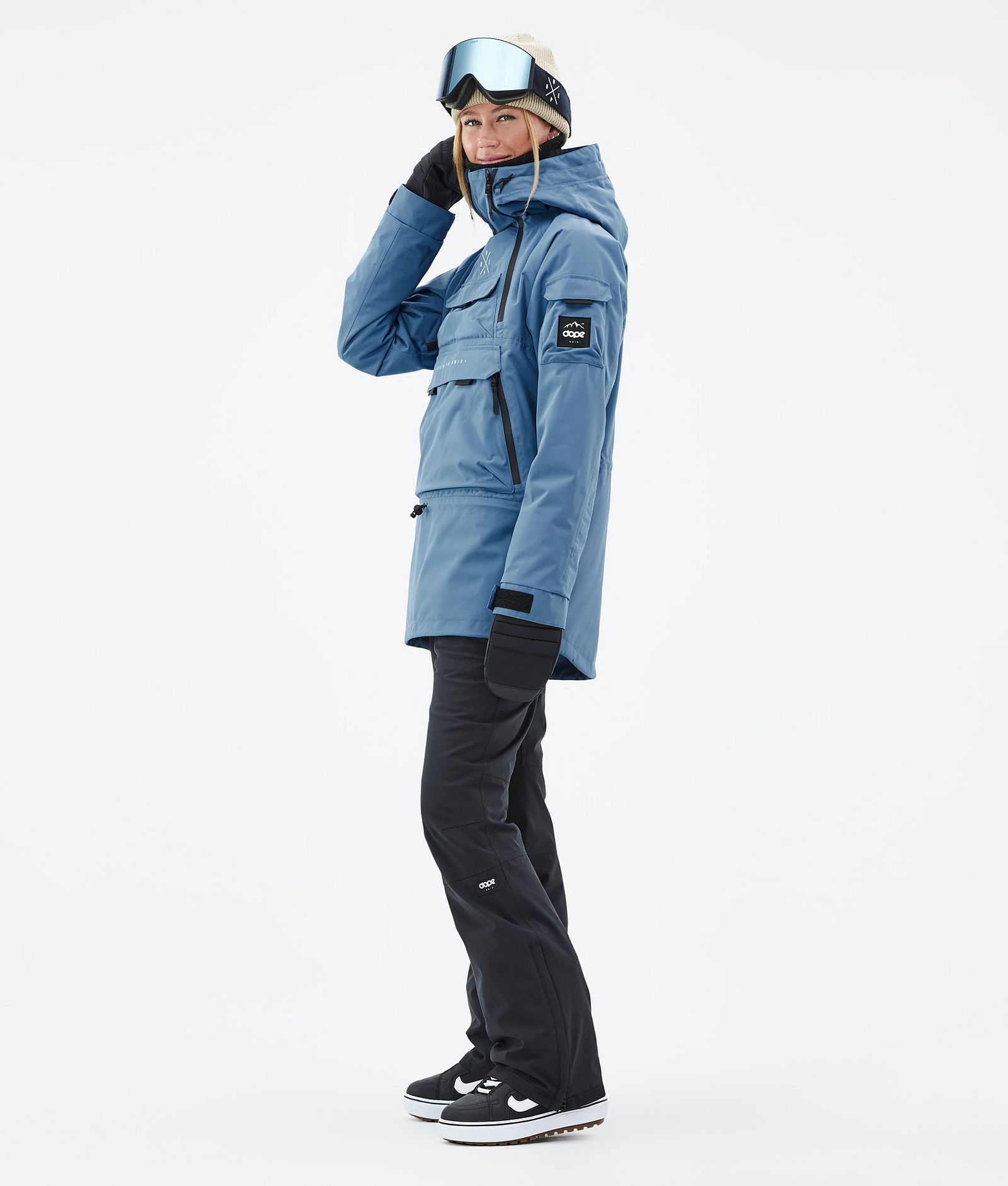 Dope Akin W Veste Snowboard Femme Blue Steel, Image 4 sur 9