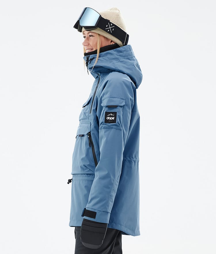 Dope Akin W Skijacke Damen Blue Steel, Bild 6 von 9