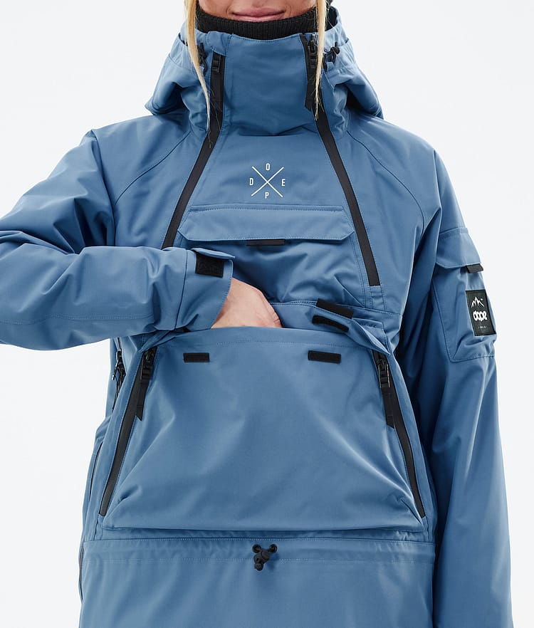 Dope Akin W Snowboard jas Dames Blue Steel, Afbeelding 9 van 9
