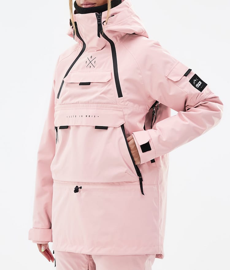 Dope Akin W Veste de Ski Femme Soft Pink, Image 8 sur 8