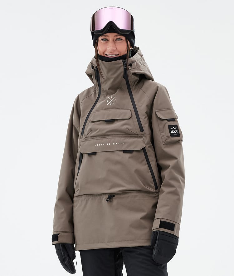 Dope Akin W Snowboard jas Dames Walnut, Afbeelding 1 van 9