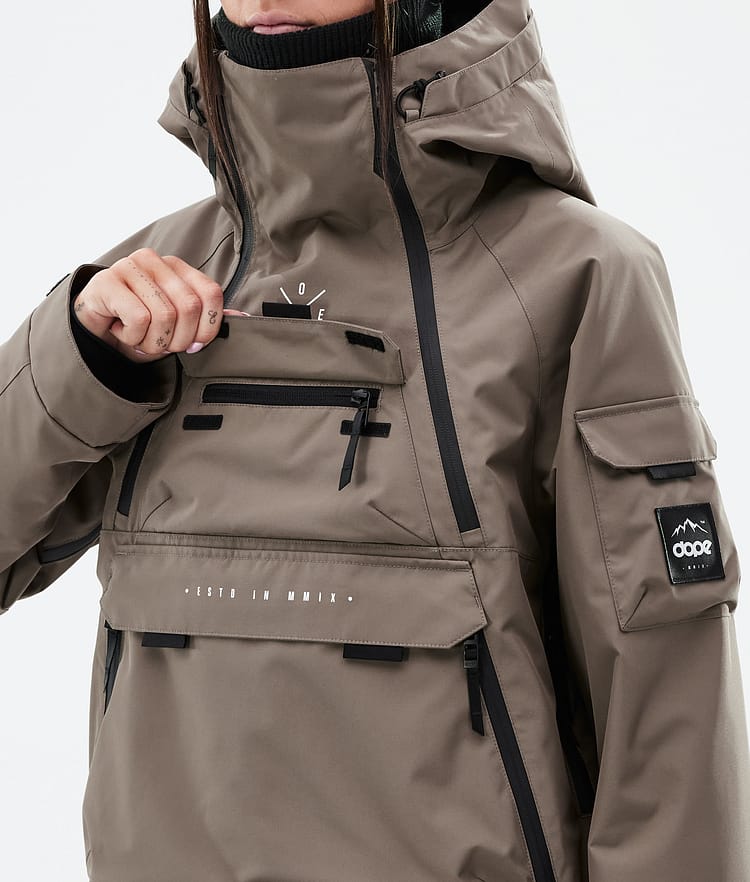 Dope Akin W Snowboard jas Dames Walnut, Afbeelding 9 van 9
