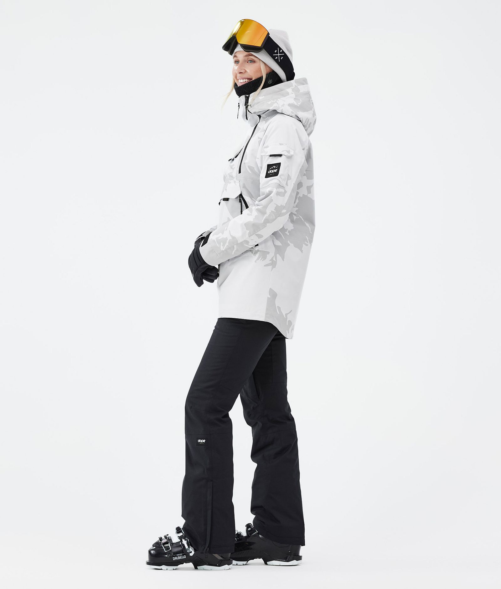 Dope Akin W Ski Jacket Women Grey Camo, Image 3 of 8