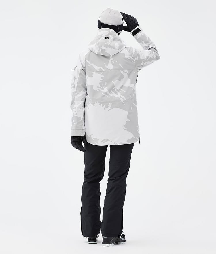 Dope Akin W Veste de Ski Femme Grey Camo, Image 5 sur 8