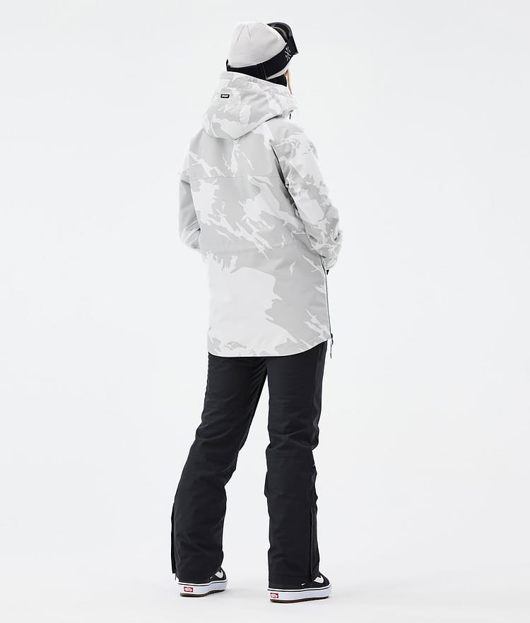 Dope Akin W Snowboard Jacket Women Grey Camo Renewed, Image 5 of 8