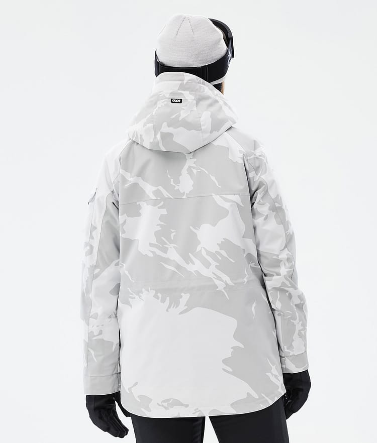 Dope Akin W Veste de Ski Femme Grey Camo, Image 7 sur 8