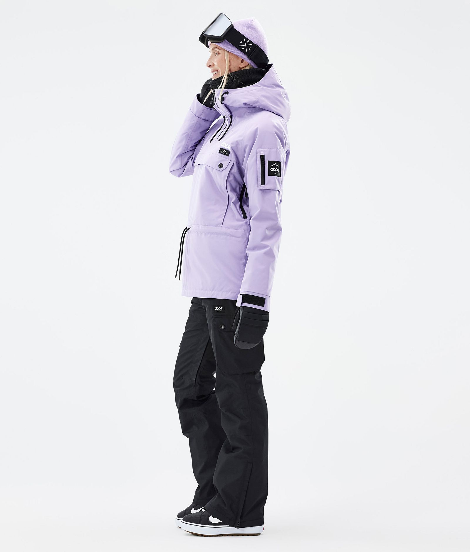 Dope Annok W Snowboardjakke Dame Faded Violet Renewed, Billede 3 af 8