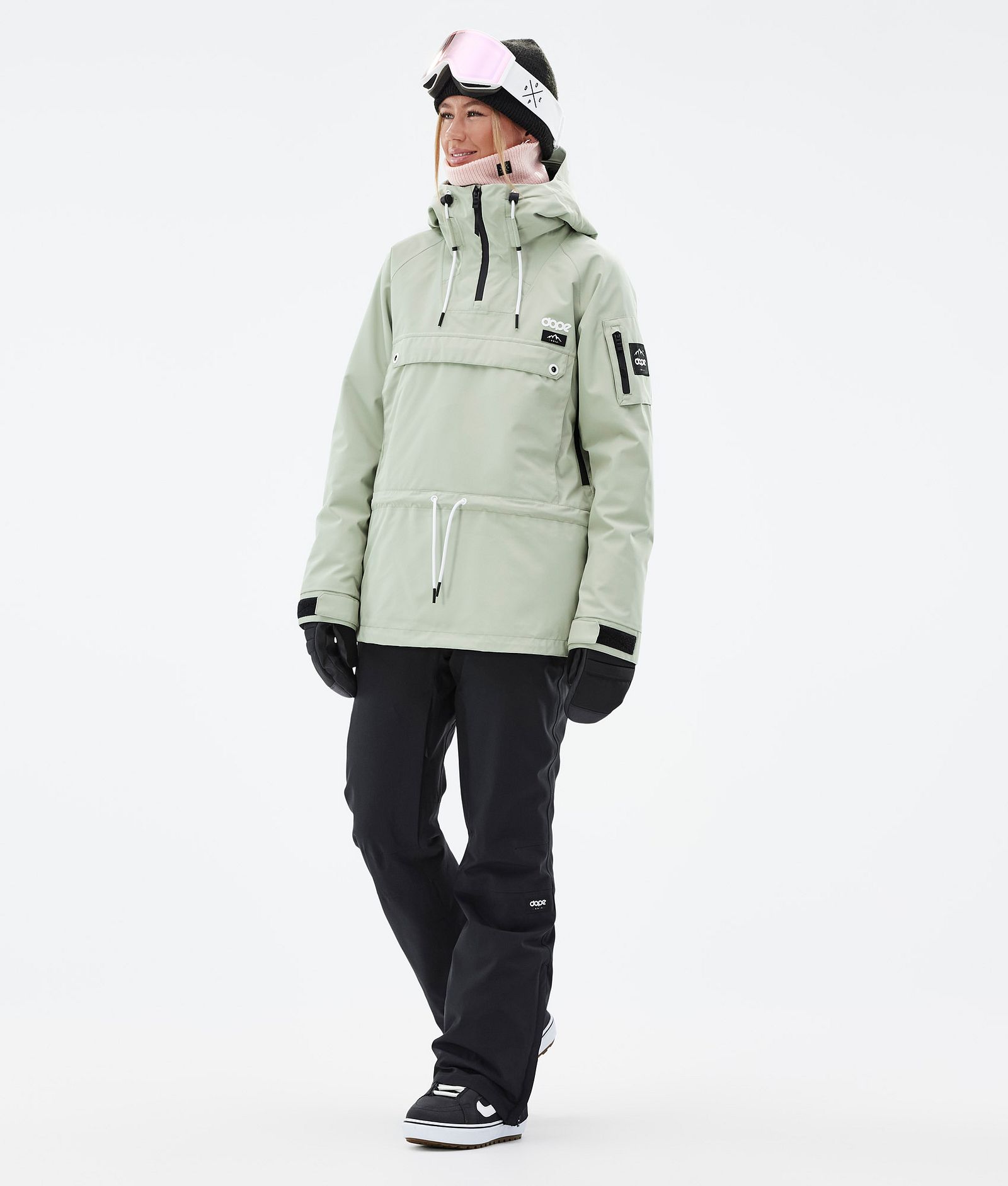 Dope Annok W Snowboard Jacket Women Soft Green Renewed