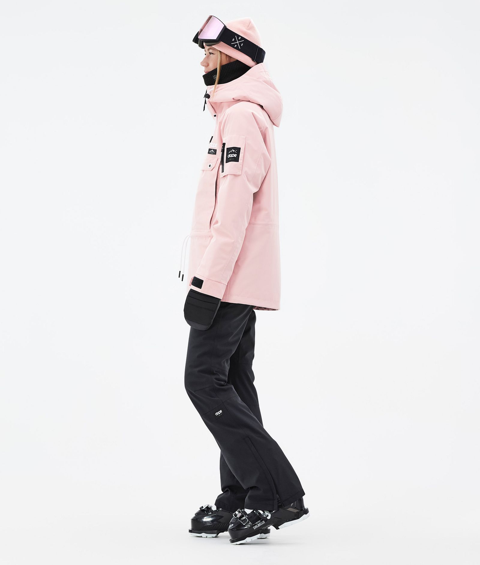 Dope Annok W Lyžařská Bunda Dámské Soft Pink, Obrázek 4 z 9