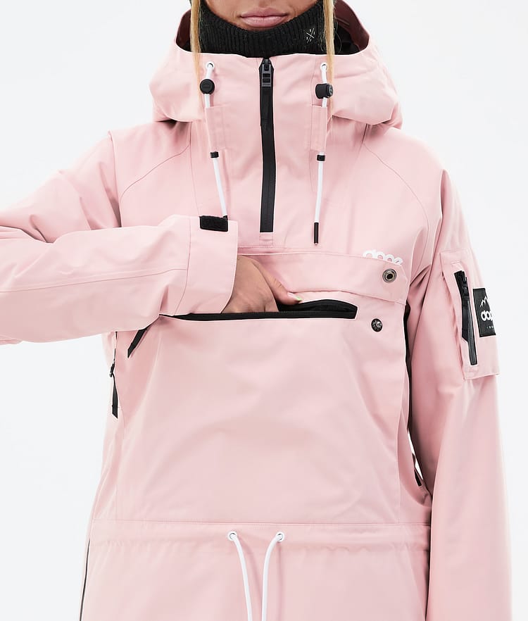 Dope Annok W Lyžařská Bunda Dámské Soft Pink, Obrázek 9 z 9