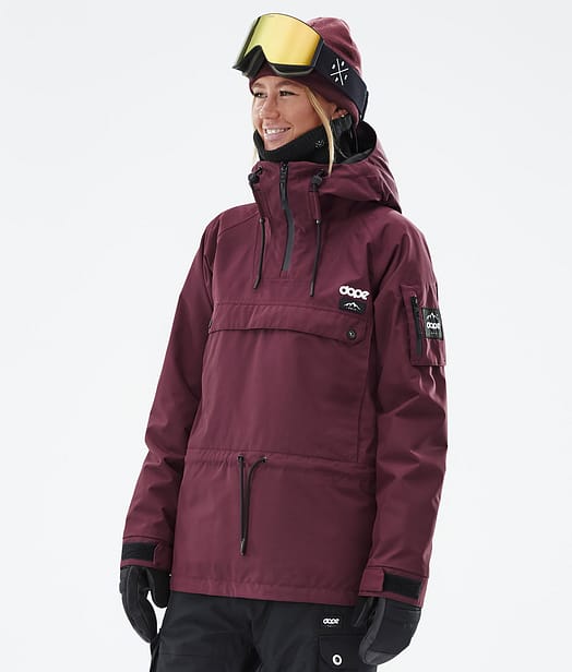 Dope Annok W Veste de Ski Femme Don Burgundy