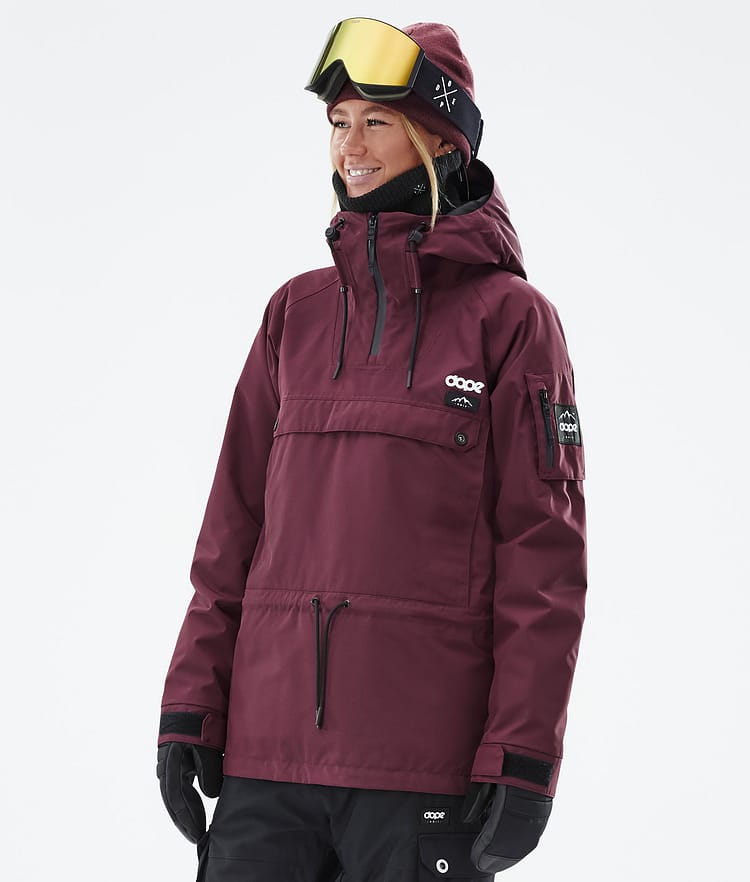 Dope Annok W Snowboard jas Dames Don Burgundy, Afbeelding 1 van 9