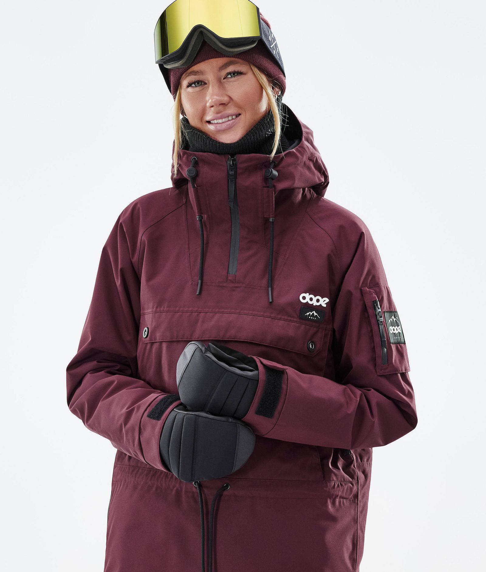 Dope Annok W Veste Snowboard Femme Don Burgundy Renewed, Image 2 sur 9