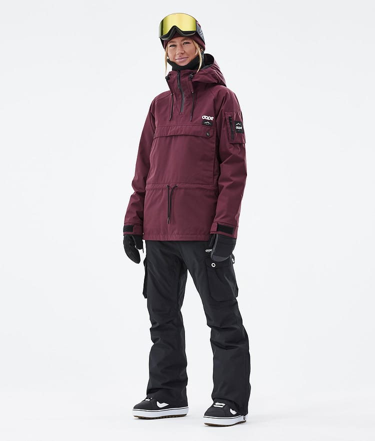 Dope Annok W Snowboard jas Dames Don Burgundy, Afbeelding 3 van 9