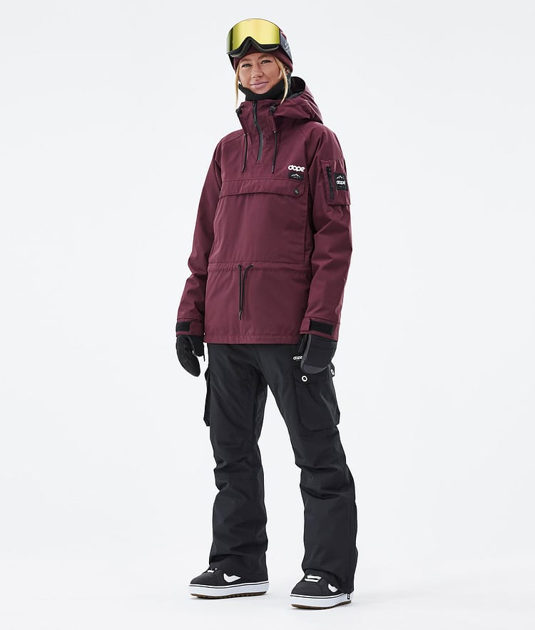 Dope Annok W Snowboard Jacket Women Don Burgundy Renewed