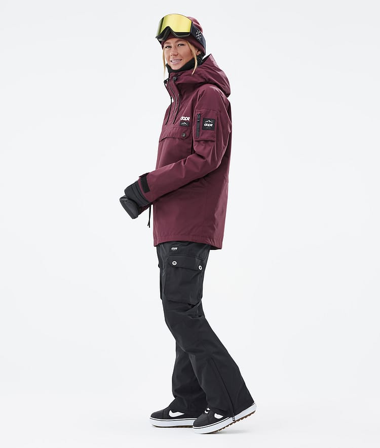 Dope Annok W Snowboard Jacket Women Don Burgundy Renewed