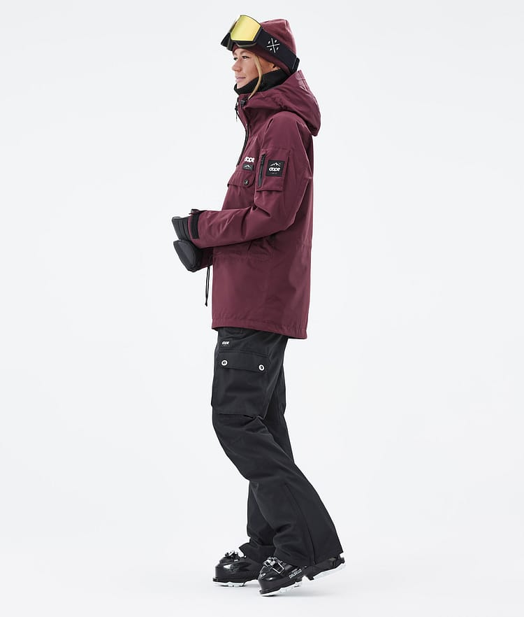 Dope Annok W Ski Jacket Women Don Burgundy