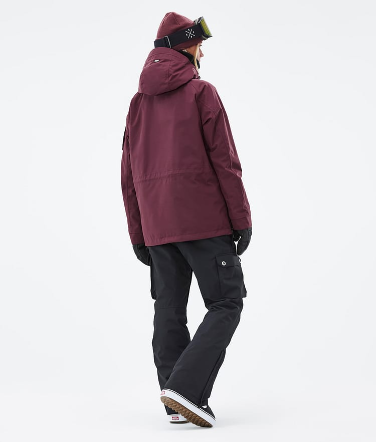 Dope Annok W Snowboard jas Dames Don Burgundy, Afbeelding 5 van 9